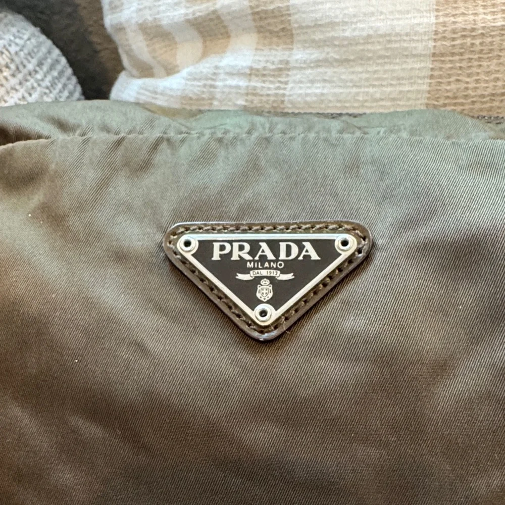 Prada  Hunter Green Toiletry Bag